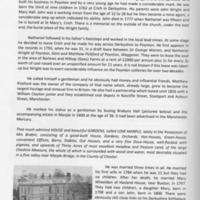 The Poynton Historian Booklet : Article on Nathaniel Wright : Poynton Entrepreneur : 2004