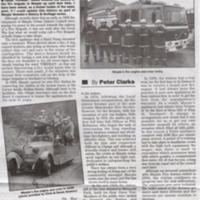 Newspaper cuttings from 1965 onwards relating to Fire Service