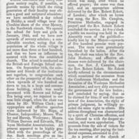 Extract from JRULM  W.A. Magazine  :  Opening of New Chapel in Mellor 1845