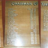 &#039;Chairman of the Council&#039;  Wooden Plaque in Marple Library