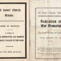Forms of Service : All Saints : 1915 &amp; 1948
