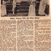 Newspaper articles : Mellor Church : Various Dates