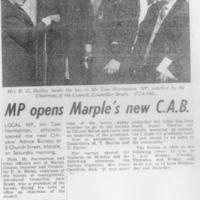 Newspaper Cuttings : Marple Citizens Advice Centre : from 1974