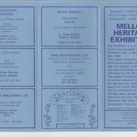Mellor Heritage Exhibition : 1984 &amp; 1985