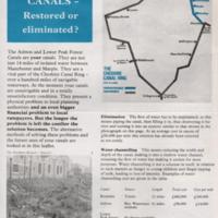 Leaflet Promoting Canal Restoration