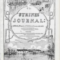 Booklet &amp; typed draft : The Strines Journal 1852 - 1860 : An Appreciation by Gladys A Swindells