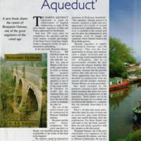 Cheshire Life Article :  Mr &quot;Marple Aqueduct &quot; 2001