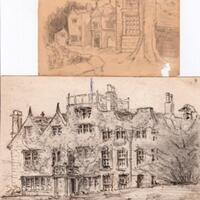 Sketches of Marple Hall : Dated &amp; Undated