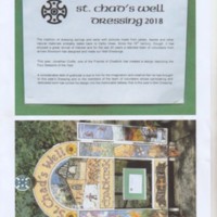 Material on  Chadkirk Well Dressing
