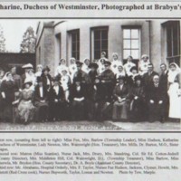 Photograph of Dignitaries at Brabyns Military Hospital : 1916