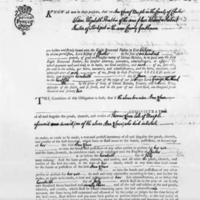 Intestate Document for Thomas Lowe 1773