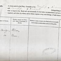 Surveyors Report 1836 : Recording Bridges in Marple /Compstall