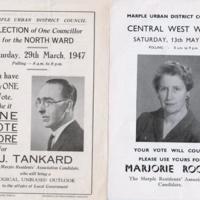 Marple Urban District Council Election Leaflets