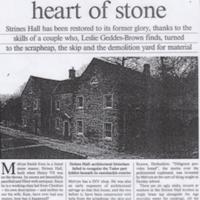 Strines Hall : Magazine Article : 1991