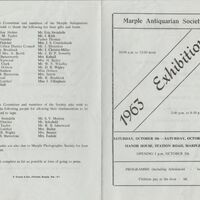 Exhibition Programme : 1963
