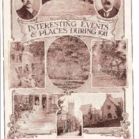 Interesting Events &amp; Places during 1911 : Text &amp; Pictures